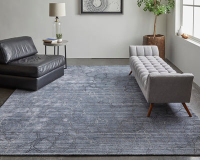 product image for archor abstract contemporary hand tufted navy rug by bd fine wtnr8892nvy000h00 8 4