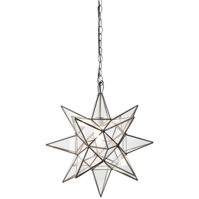 product image of clear star chandelier in various sizes 1 539