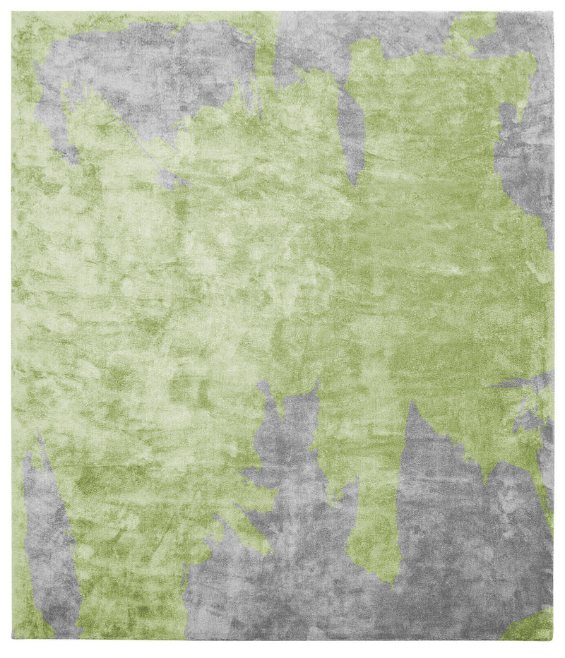 media image for Action Caccia Hand Knotted Rug in Green design by Second Studio - BURKE DECOR 263