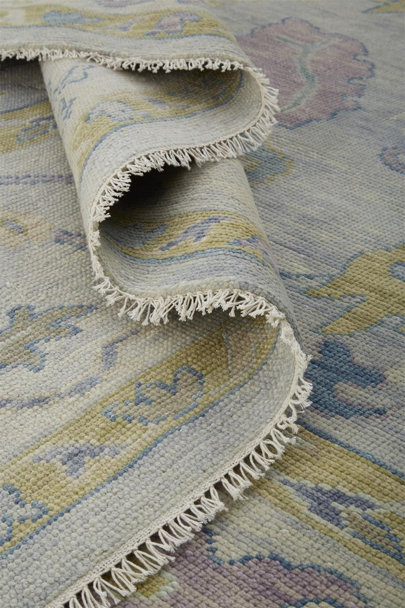media image for Larson Hand Knotted Gray and Yellow Rug by BD Fine Roll Image 1 275