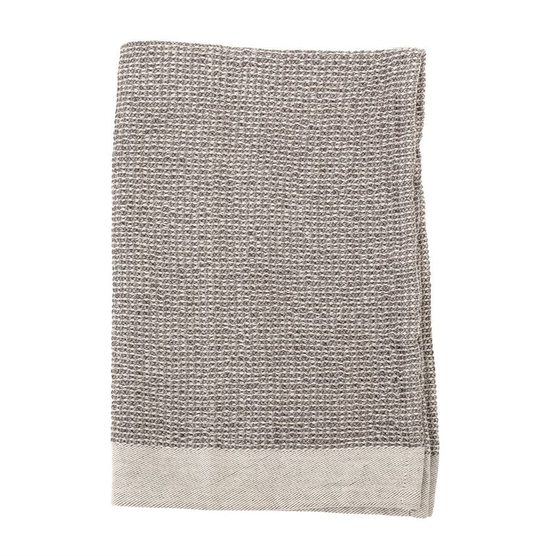 media image for Set of 2 Cotton Waffle Weave Kitchen Towels in Grey 250