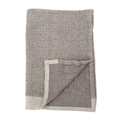 product image for Set of 2 Cotton Waffle Weave Kitchen Towels in Grey 36