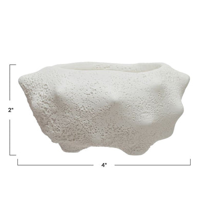 product image for distressed white volcano glaze planter 2 52