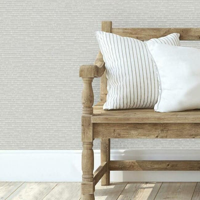 product image for Ashlar Wallpaper in Snow from the Quietwall Textiles Collection by York Wallcoverings 95