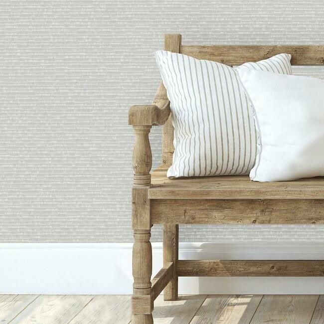media image for Ashlar Wallpaper in Snow from the Quietwall Textiles Collection by York Wallcoverings 28