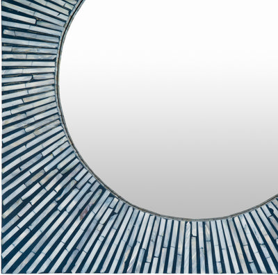 product image for Avondale AVD-001 Square Mirror in Blue and Ivory by Surya 98