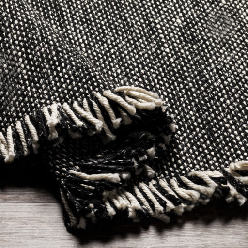 media image for Azalea Indoor/Outdoor Pet Yarn Black Rug Fold Image 270