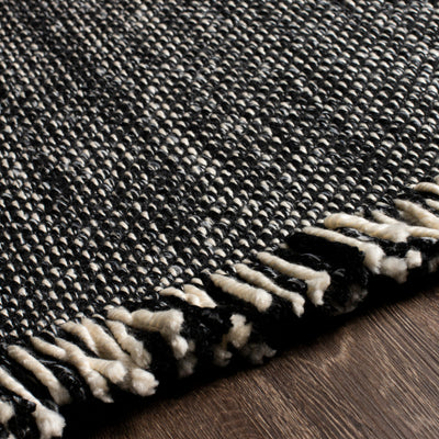 product image for Azalea Indoor/Outdoor Pet Yarn Black Rug Texture Image 37