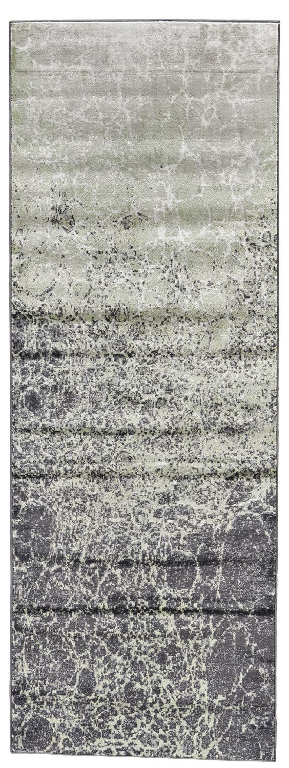 media image for Alessandria Gray and Green Rug by BD Fine Flatshot Image 1 219