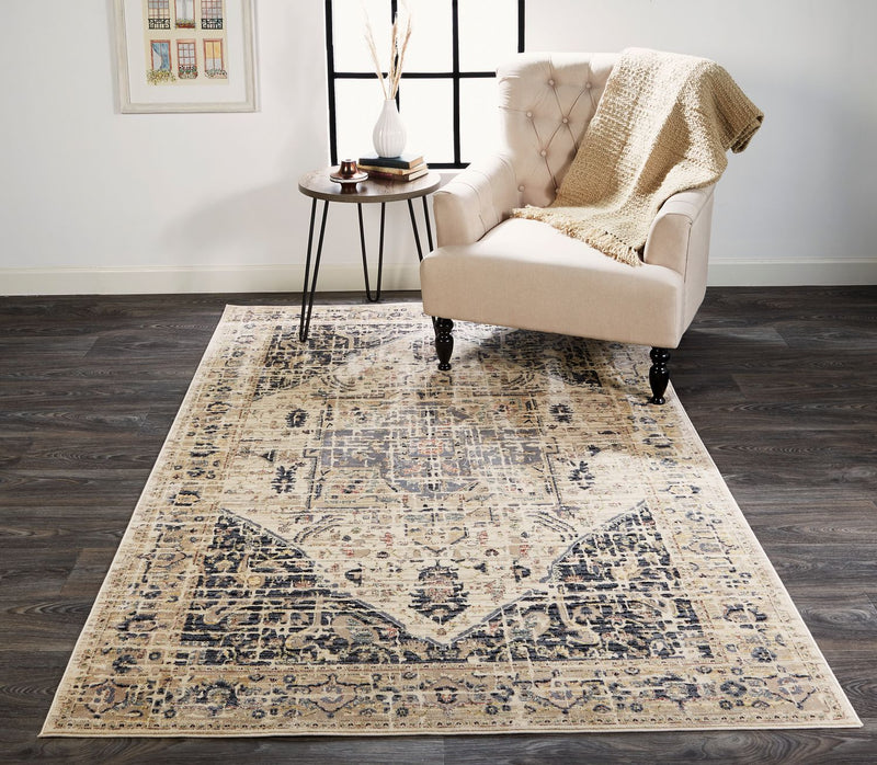 media image for Huron Gray and Brown Rug by BD Fine Roomscene Image 1 233