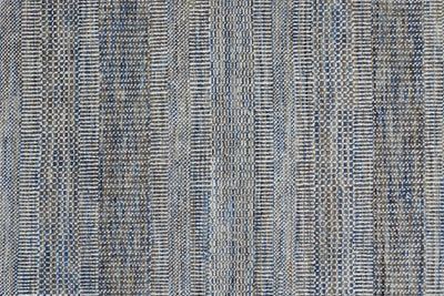 product image for Caldecott Hand Knotted Warm Gray and Bright Blue Rug by BD Fine Texture Image 1 88