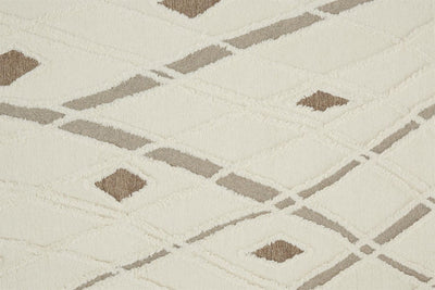 product image for Elika Hand Tufted Ivory and Beige Rug by BD Fine Texture Image 1 11