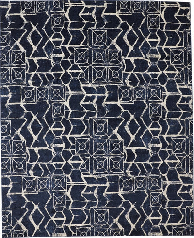 product image for Meera Blue Rug by BD Fine Flatshot Image 1 39