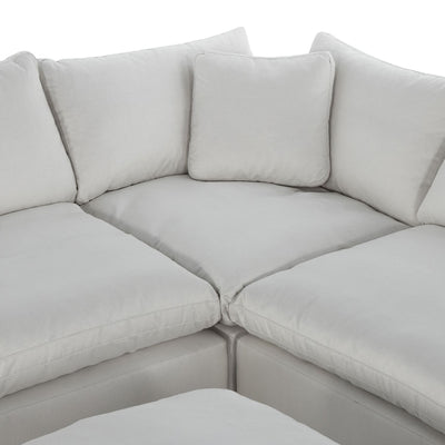 product image for Stevie 5-Piece Sectional Sofa w/ Ottoman in Various Colors Alternate Image 8 25