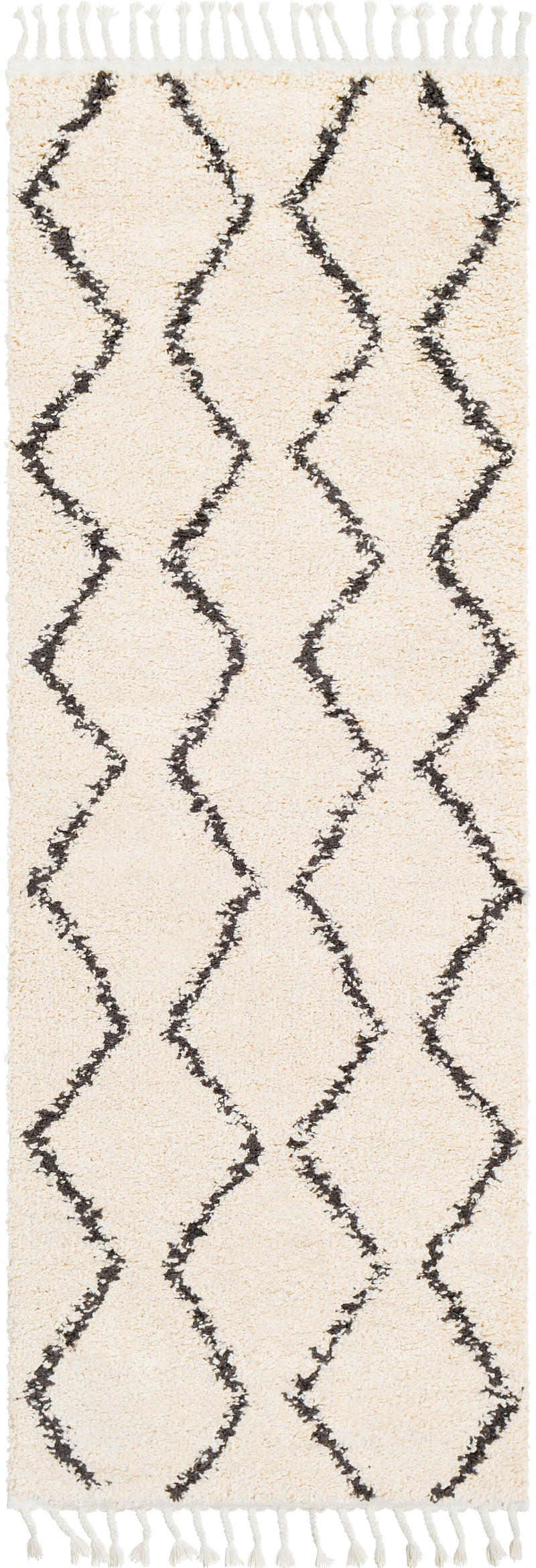 media image for berber shag rug 2303 in charcoal beige by surya 2 255