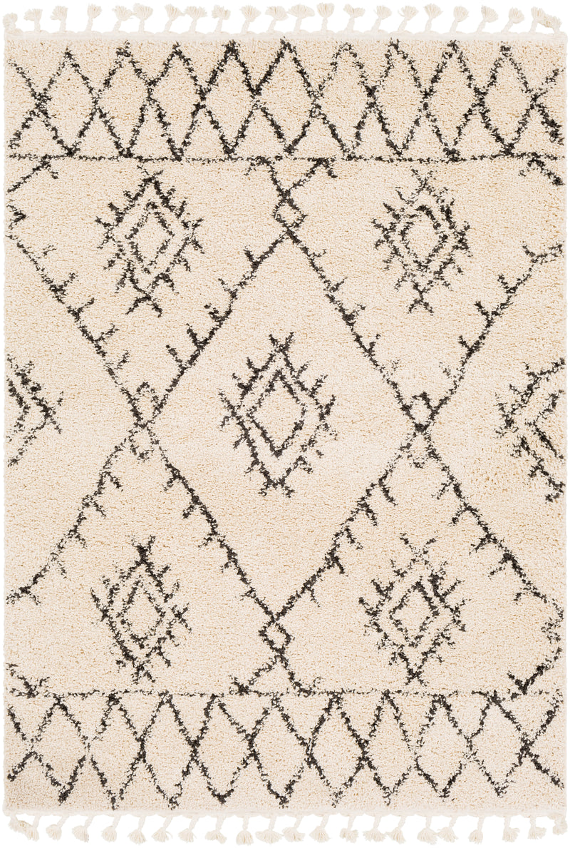 media image for berber shag rug 2305 in charcoal beige by surya 1 242