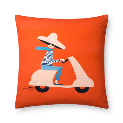 product image of Red & Multi Pillow Flatshot Image 1 573