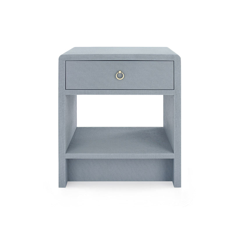 media image for Benjamin Linen 1-Drawer Side Table in Various Colors by Bungalow 5 289