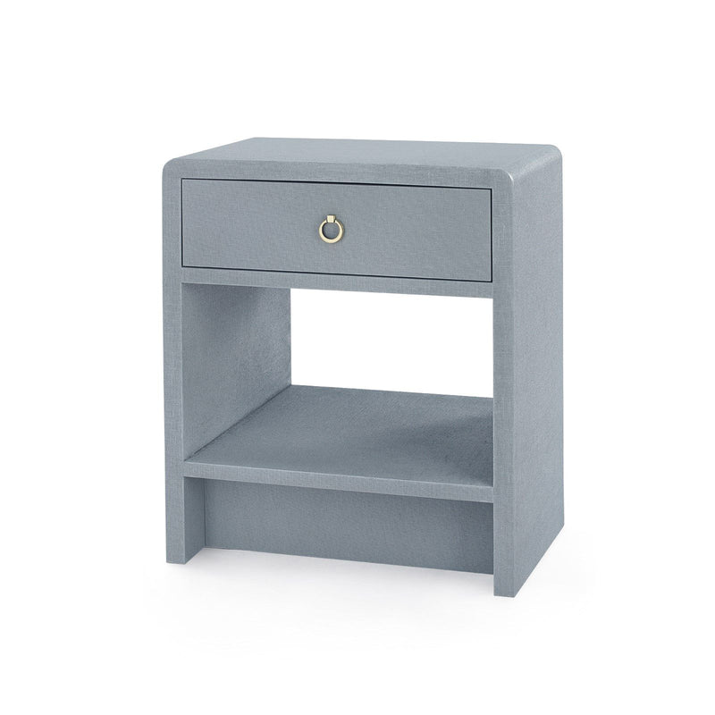 media image for Benjamin Linen 1-Drawer Side Table in Various Colors by Bungalow 5 268