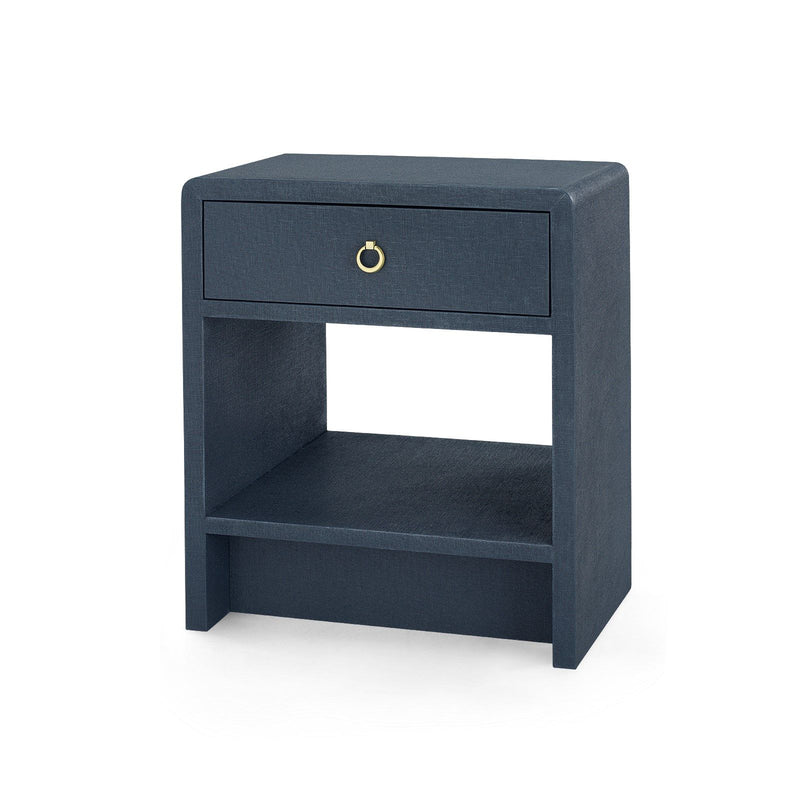 media image for Benjamin Linen 1-Drawer Side Table in Various Colors by Bungalow 5 296