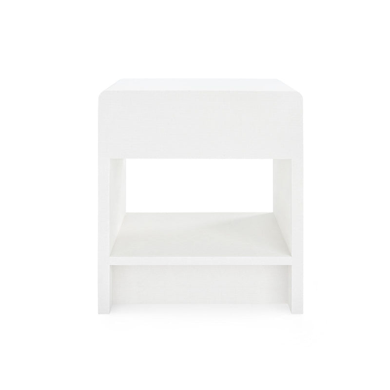 media image for Benjamin Linen 1-Drawer Side Table in Various Colors by Bungalow 5 222