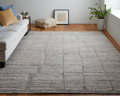product image for Conor Abstract Gray/Ivory/Taupe Rug 7 51