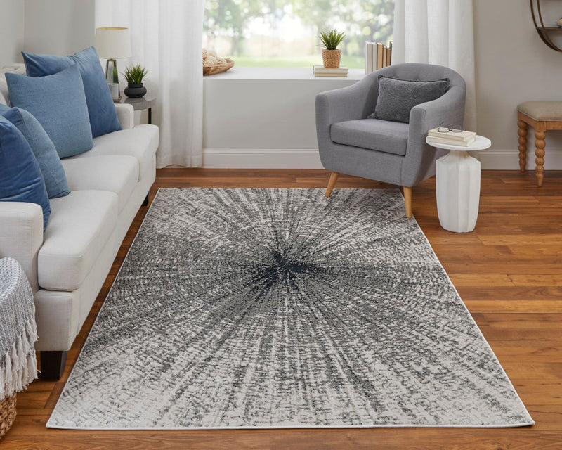 media image for Orin Abstract Ivory/Gray/Blue Rug 8 226