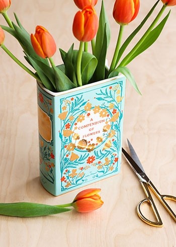 product image for Bibliophile Vase: A Compendium of Flowers Illustrated by Jane Mount 1