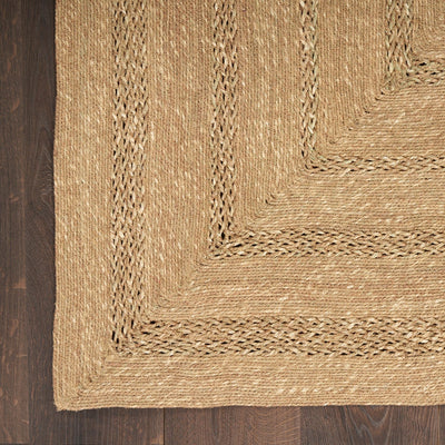 product image for Natural Seagrass Indoor Outdoor Handmade Natural Rug By Nourison Nsn 099446940186 4 6