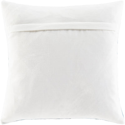 product image for Balliano BLN-003 Woven Square Pillow in White & Teal by Surya 62