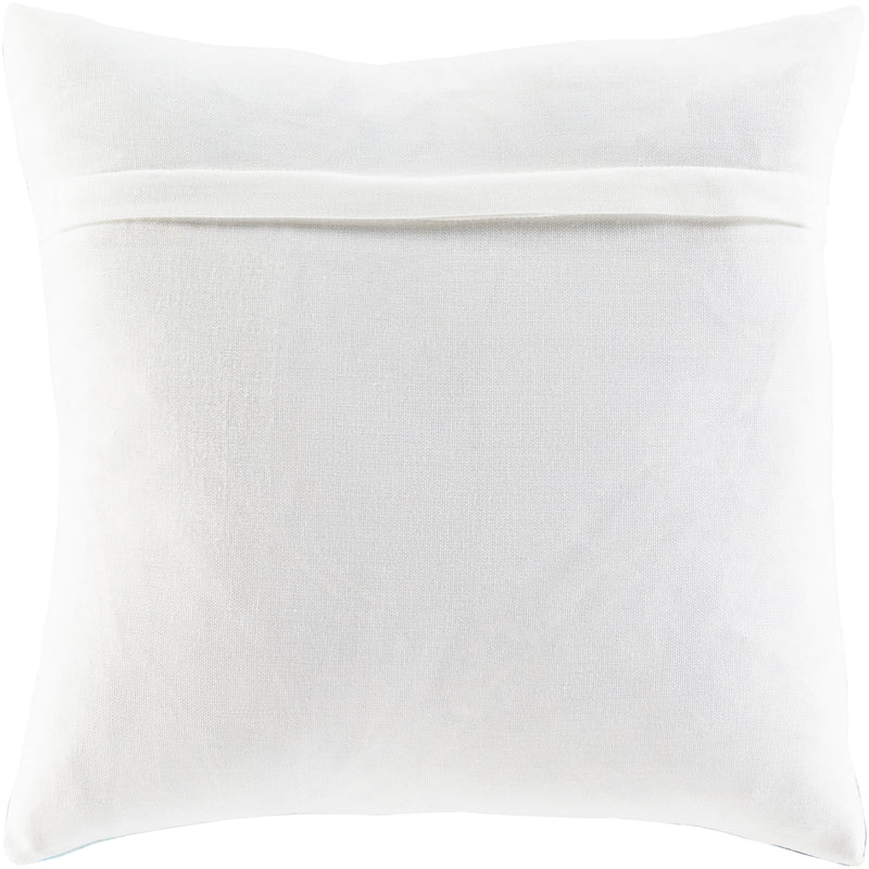 media image for Balliano BLN-004 Woven Square Pillow in White & Bright Blue by Surya 217