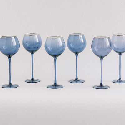 product image for siren white wine goblet set of 4 by borrowed blu bb0211s 2 5