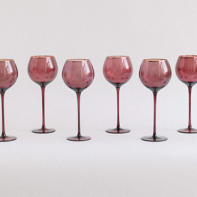 product image for siren white wine goblet set of 4 by borrowed blu bb0211s 3 63