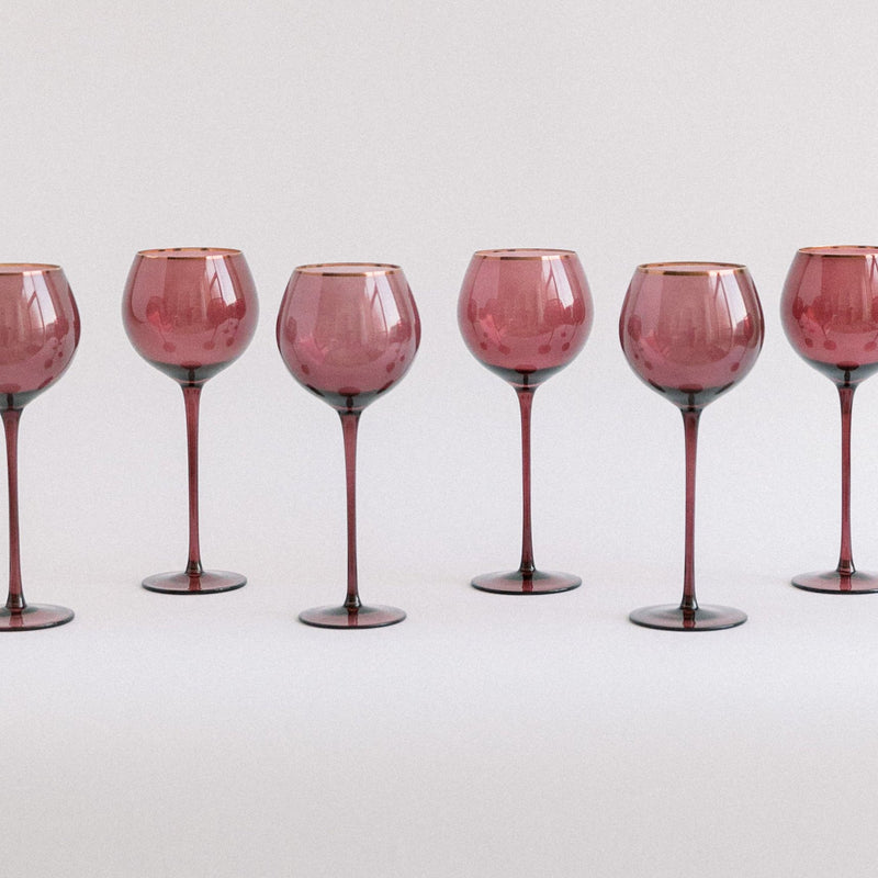 media image for siren white wine goblet set of 4 by borrowed blu bb0211s 3 25