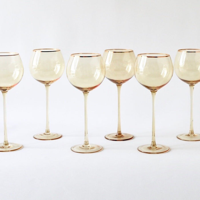 media image for siren white wine goblet set of 4 by borrowed blu bb0211s 11 283