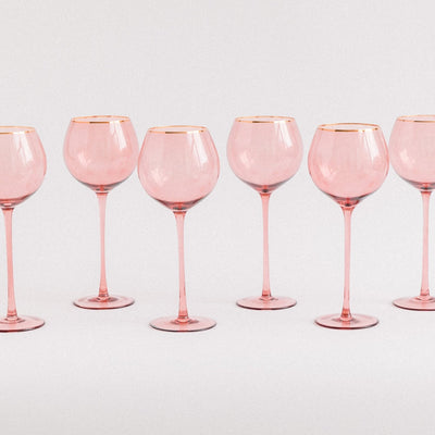 product image for siren white wine goblet set of 4 by borrowed blu bb0211s 12 53