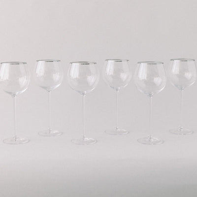 product image for siren white wine goblet set of 4 by borrowed blu bb0211s 7 44