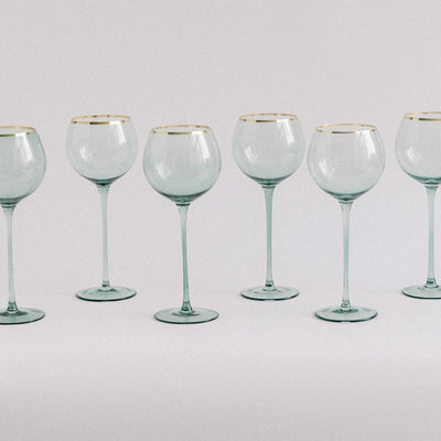 product image for siren white wine goblet set of 4 by borrowed blu bb0211s 14 7
