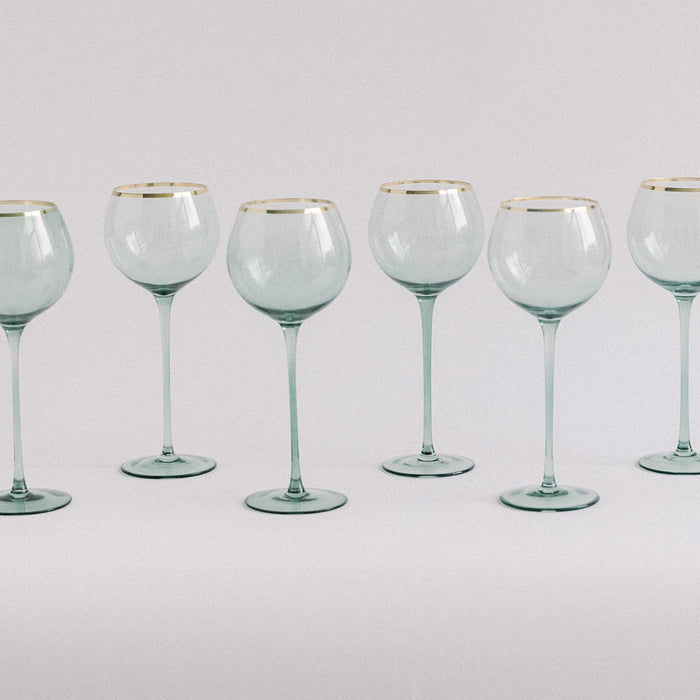 media image for siren white wine goblet set of 4 by borrowed blu bb0211s 14 22