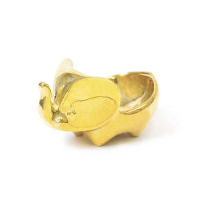 product image for Brass Elephant Ring Bowl 20