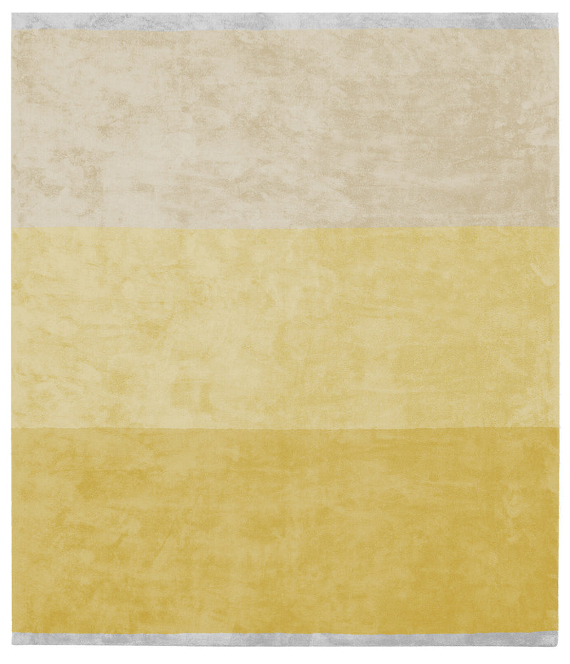 media image for Byred Yama Hand Knotted Rug in Yellow design by Second Studio 247
