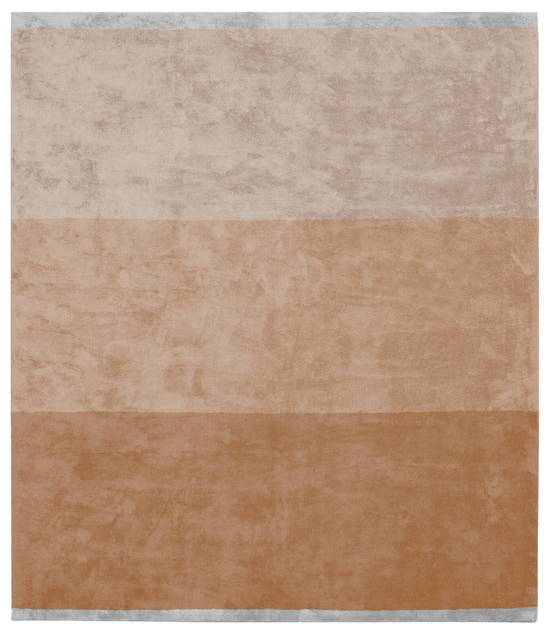 media image for Byred Yama Hand Knotted Rug in Orange design by Second Studio 253