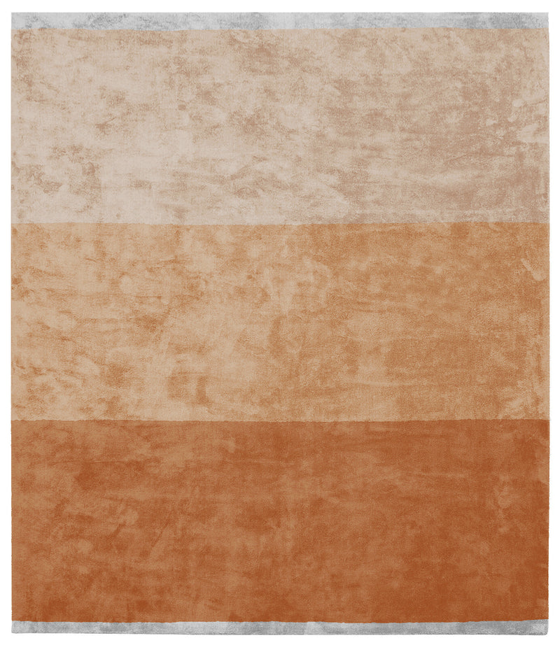media image for Byred Yama Hand Knotted Rug in Dark Orange design by Second Studio 299