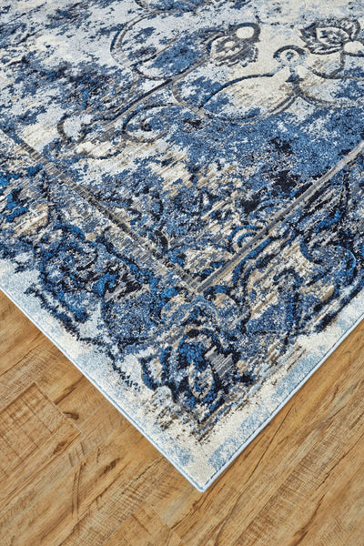 product image for Carini Blue and Ivory Rug by BD Fine Corner Image 1 76
