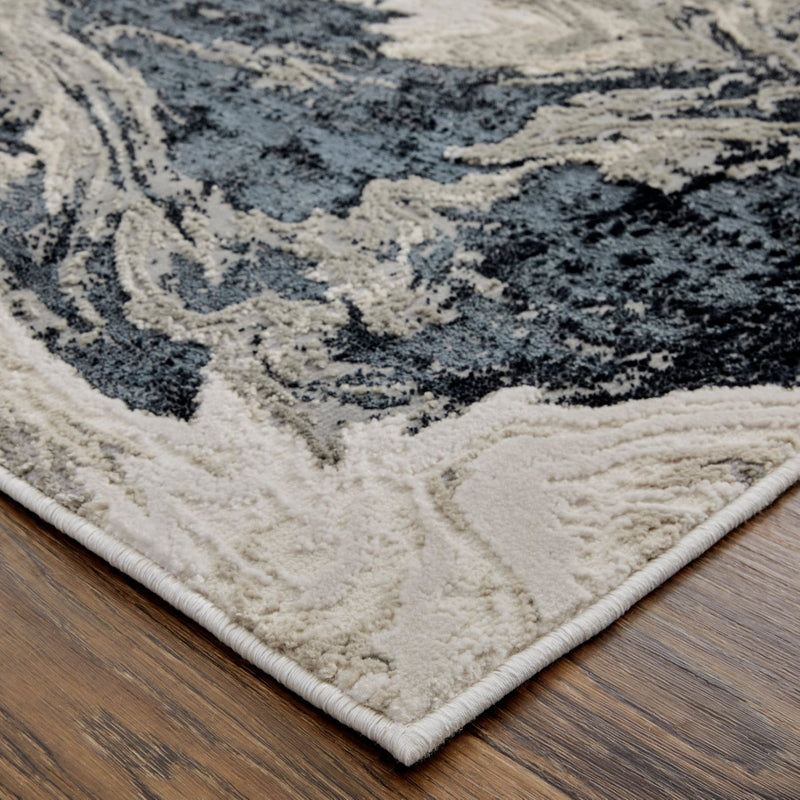 media image for Orin Abstract Ivory/Black/Taupe Rug 2 211