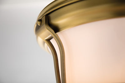 product image for newport 2 light flush mount 6510 design by hudson valley lighting 4 32