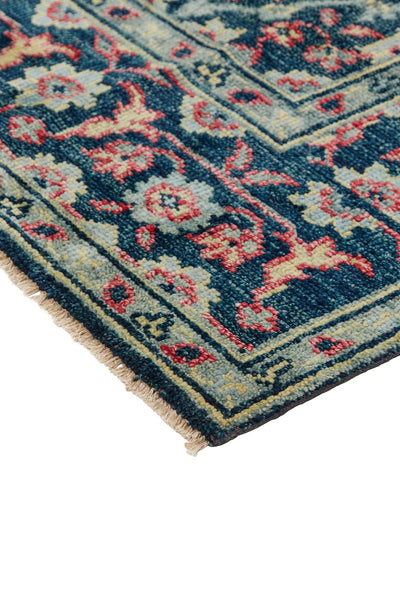 product image for Bashyr Hand Knotted Teal and Red Rug by BD Fine Corner Image 1 88