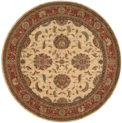 product image for living treasures ivory red rug by nourison nsn 099446670373 2 29