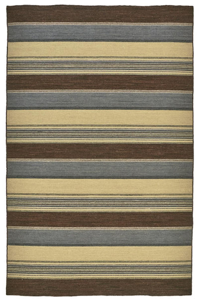 product image for Naida Flatweave Brown and Gray Rug by BD Fine Flatshot Image 1 92