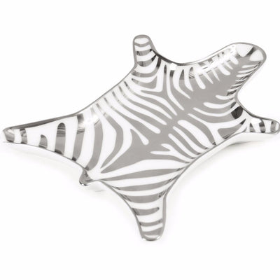 product image for Carnaby Silver Zebra Stacking Dish design by Jonathan Adler 70